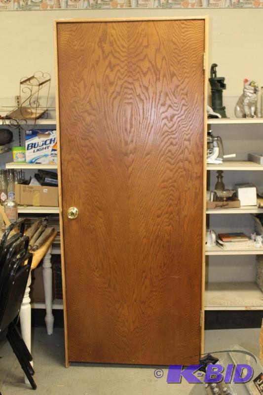 lot 12 image: Interior Door In Frame, Hallow, 80x32