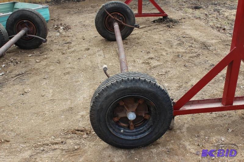 lot 2 image: 9 Mobile Home Axle with Wheels  Tires