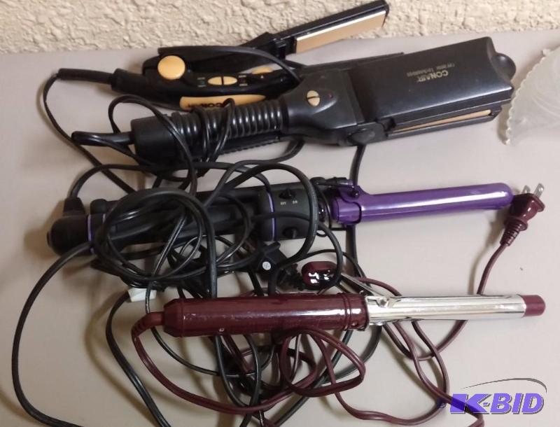 Large Lot of Curling Irons...