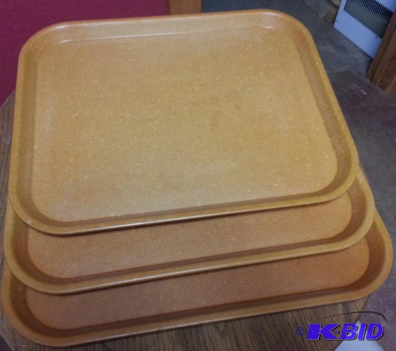 Lot of serving trays, great for organizing...