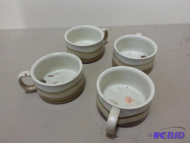 Set of 3 Stoneware Soup Mugs...