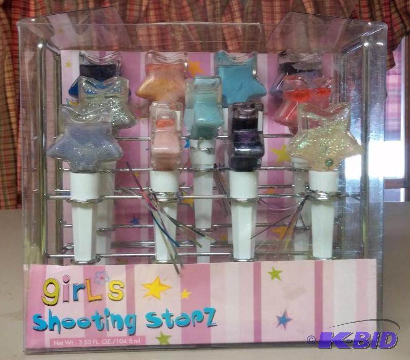 New Girls Nail Polish with chrome holder...
