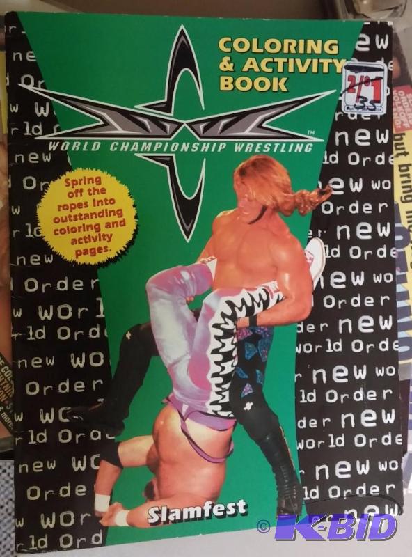 Vintage WWF Activity and Color Book...