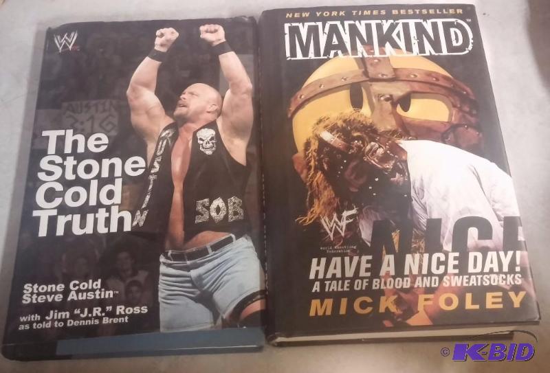 Wrestling Hard Cover Books...