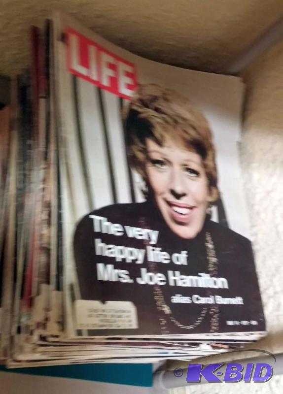 Large Lot of Vintage Life Magazines as shown...
