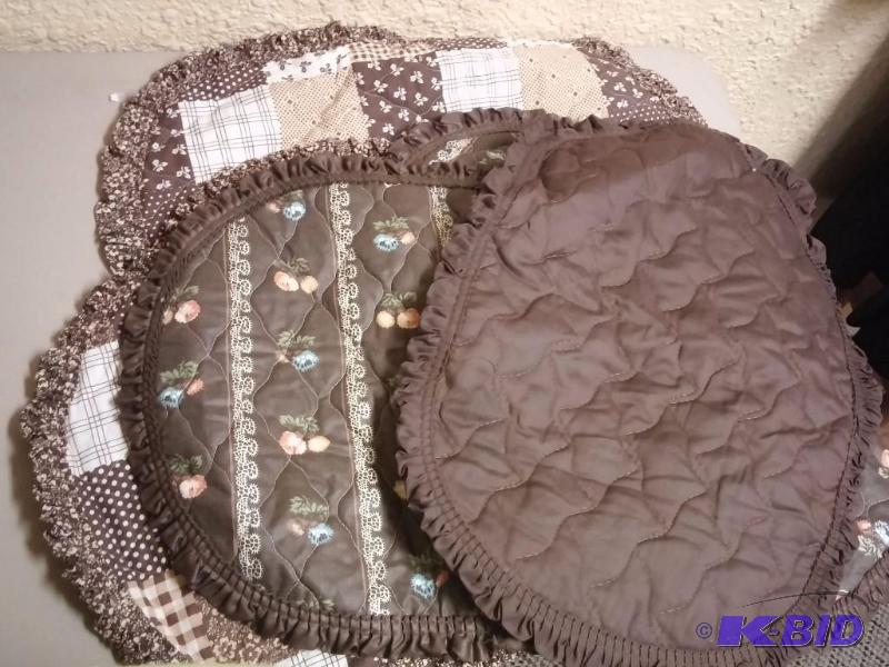 Chocolate Place Mats as shown...