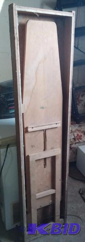 Vintage built in Ironing Board with sleeve bo...
