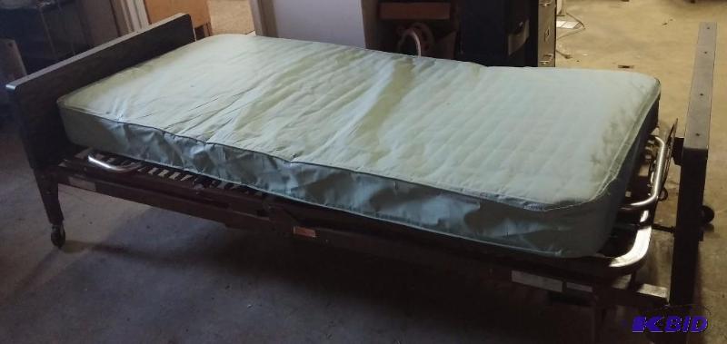 Complete working hospital bed with matrices a...