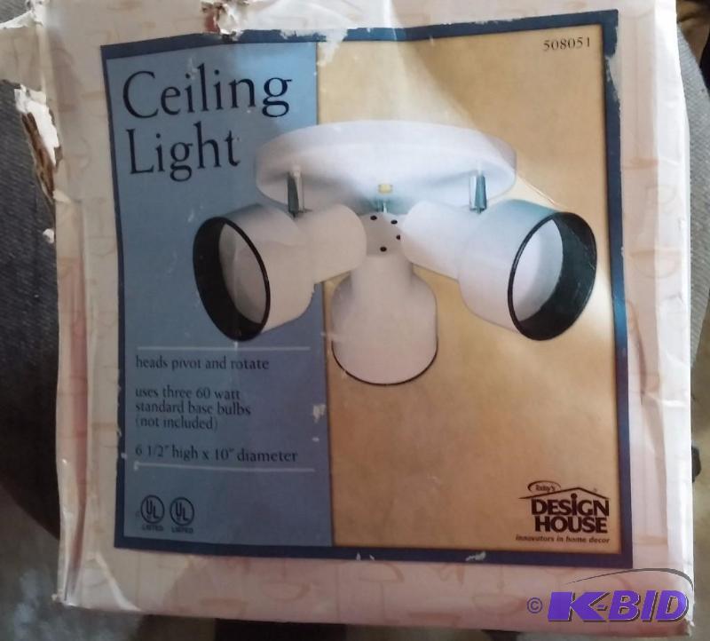 Design House Ceiling Light Fixture, NEW...