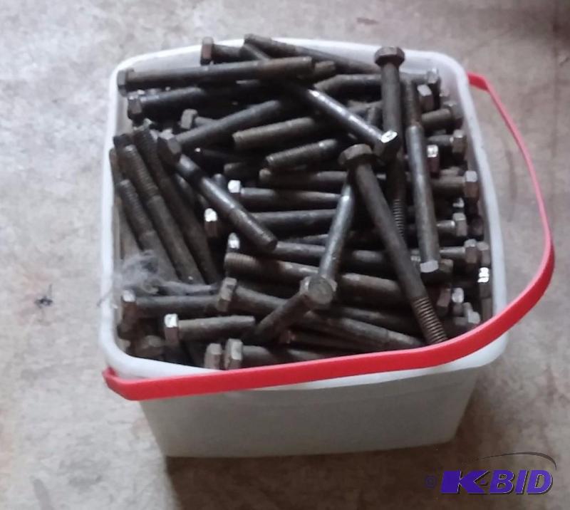 Box of LARGE bolts as shown...