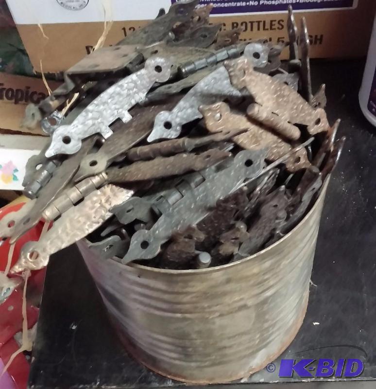 Large Box of Vintage Hinges as shown...