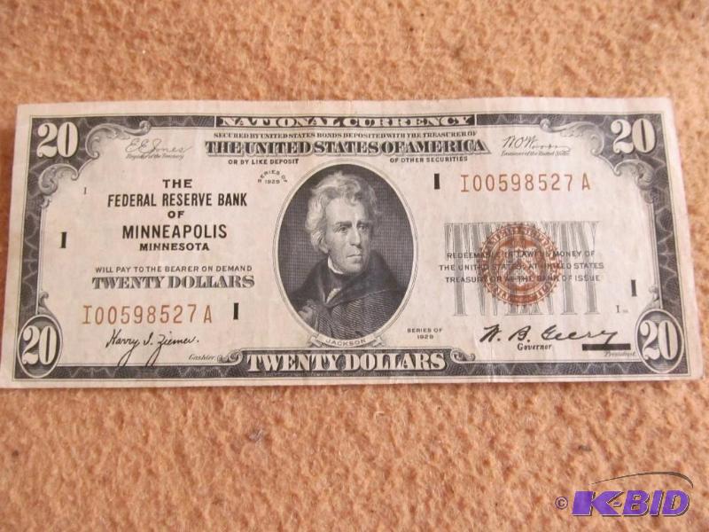 Twenty Dollar Federal Reserve Note
