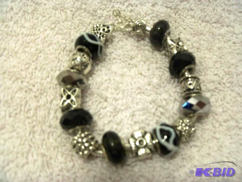 Pandora Style Bracelet- Black
