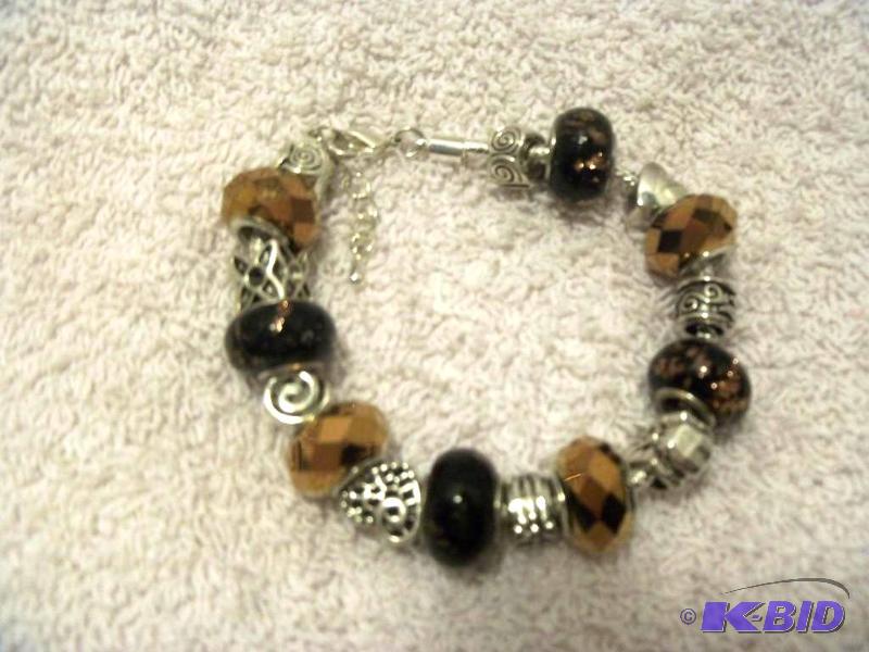 Pandora Style Bracelet- Earth Tones
