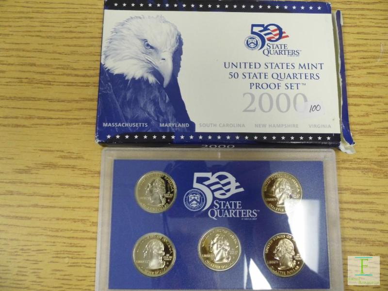 2000 State Quarter Proof Set