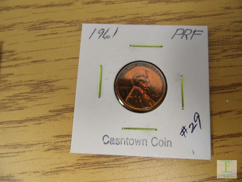 1961 Lincoln Cent Proof