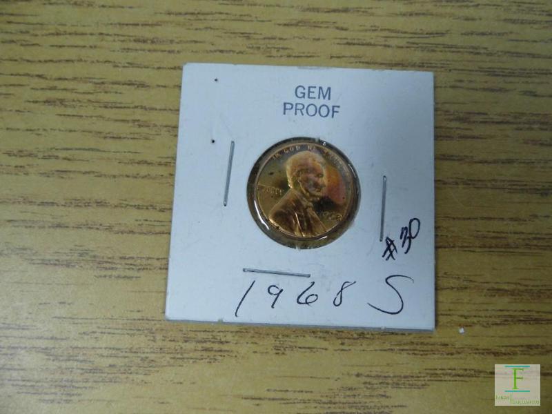 1968 S Lincoln Cent Proof