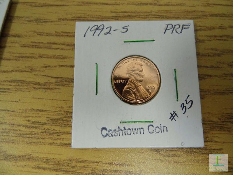 1992 S Lincoln Cent Proof
