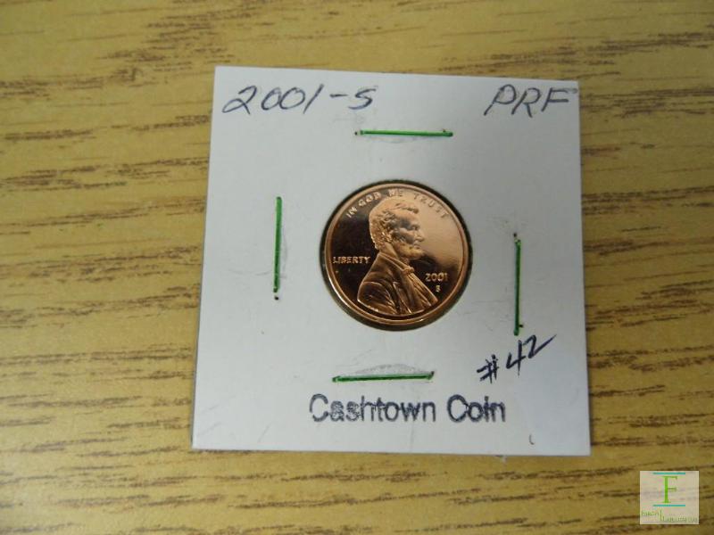 2001  S Lincoln Cent Proof