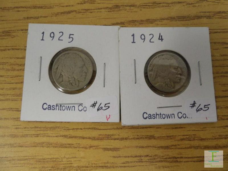 1924 & 1925 Buffalo Nickels