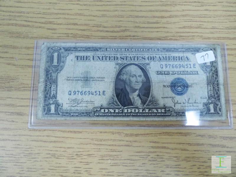 1935 C $1 Silver Certificate
