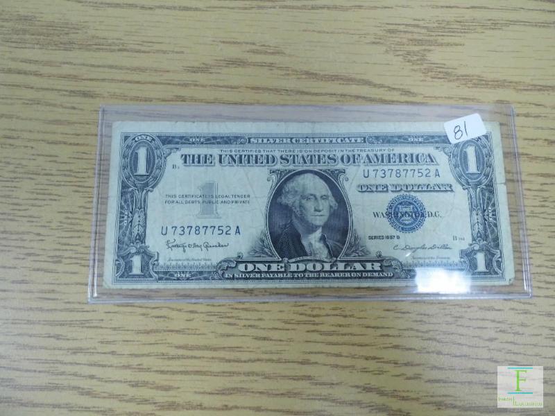 1957 B $1 Silver Certificate