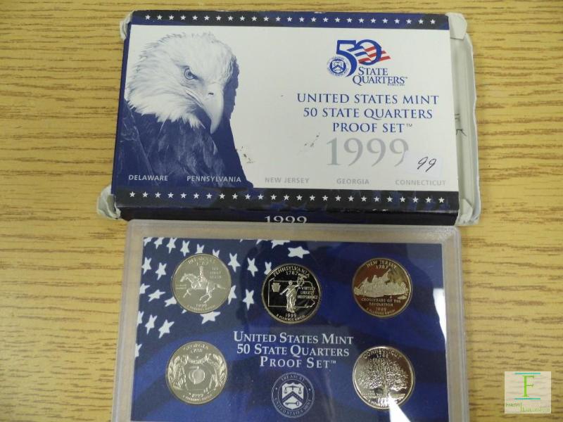 1999 State Quarter Proof Set