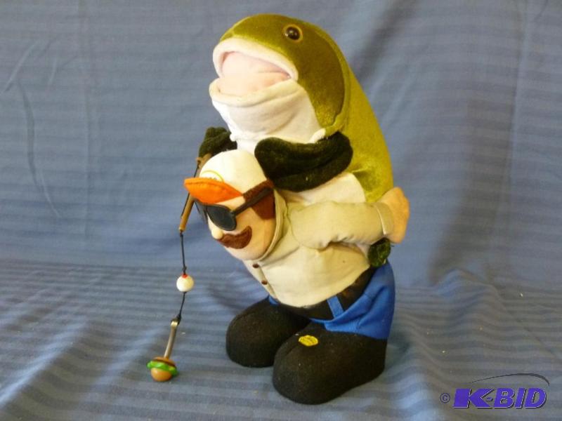 lot 127 image: Gemmy Industries animated with music fish the...