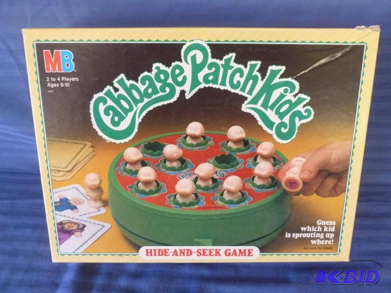 lot 22 image: Collectible 1984 Milton Bradley Cabbage Patch...