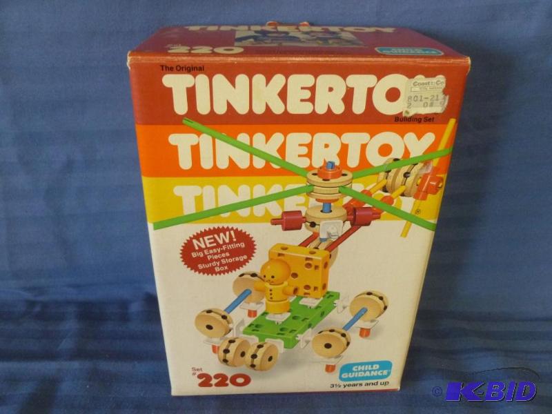 lot 27 image: Collectible The Original Tinkertoys, comes in...