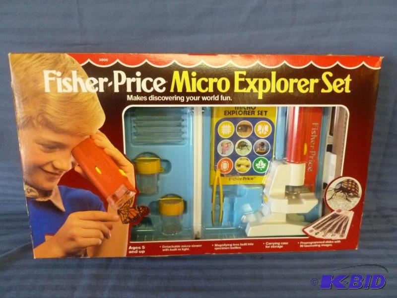 lot 31 image: Collectible 1985 Fisher Price Micro Explorer ...