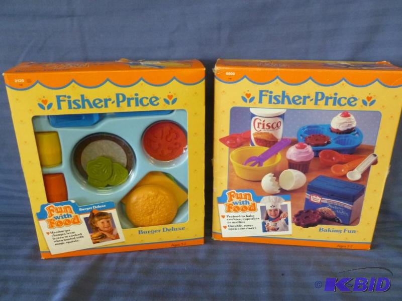 lot 33 image: Lot Of Two Collectible 1987 Fisher Price Fun ...