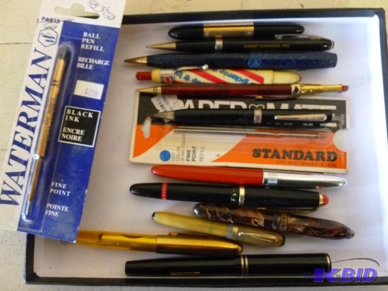 lot 52 image: This lot consists of six vintage fountain pen...
