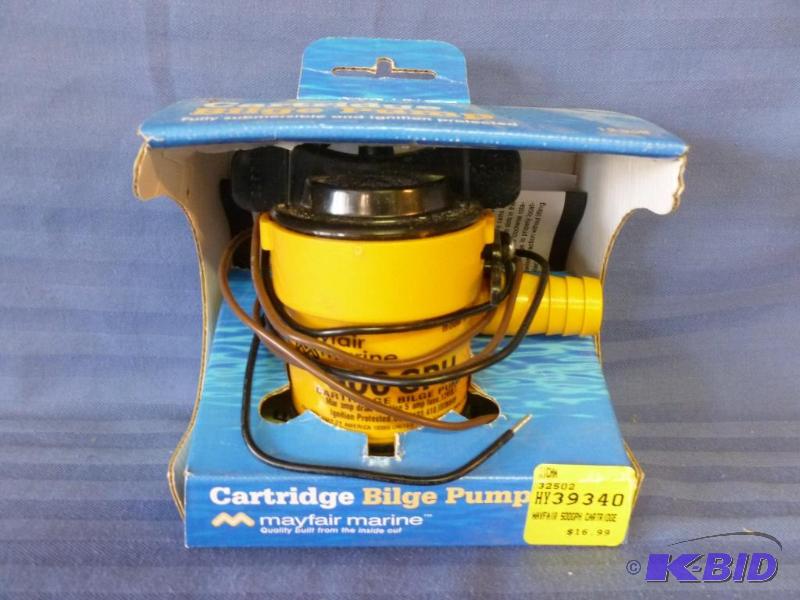 lot 67 image: Mayfair Marine cartridge bilge pump, new in t...