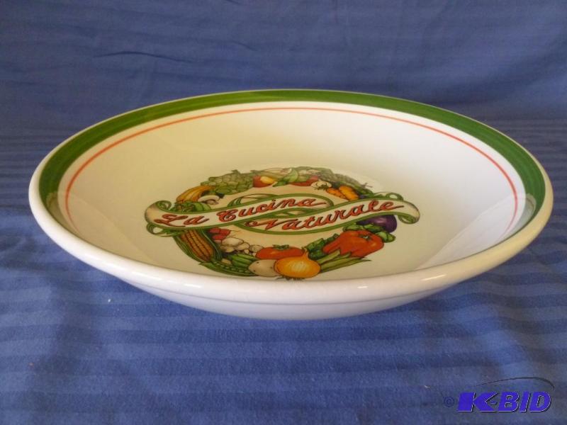 lot 72 image: Large Tre Ci pasta bowl that measures 11 34&...