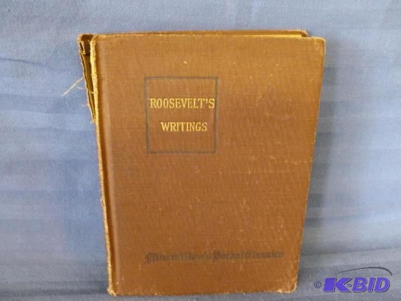 lot 91 image: Antique Book - Roosevelts Writings - 19...