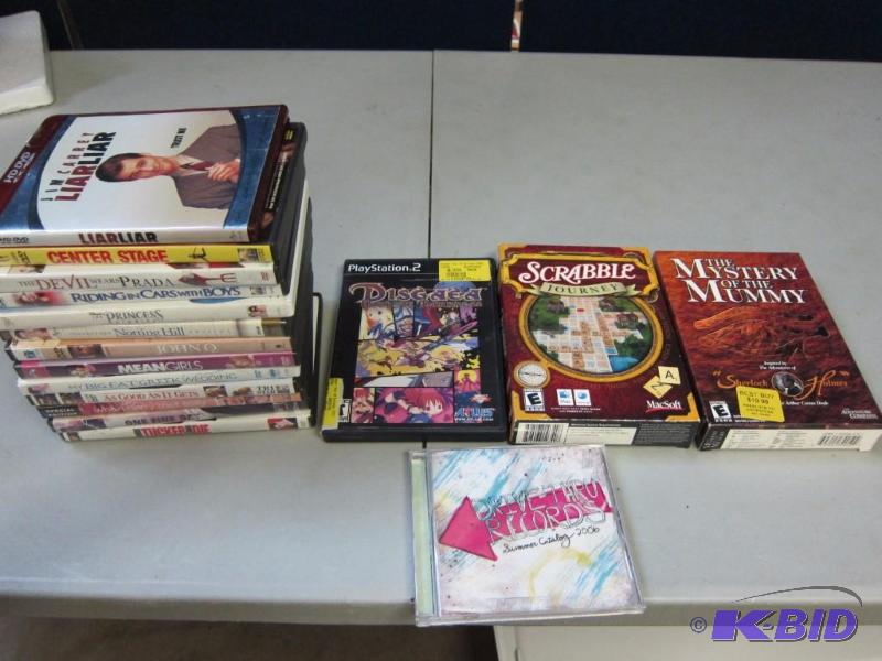 Games and CD and Cases