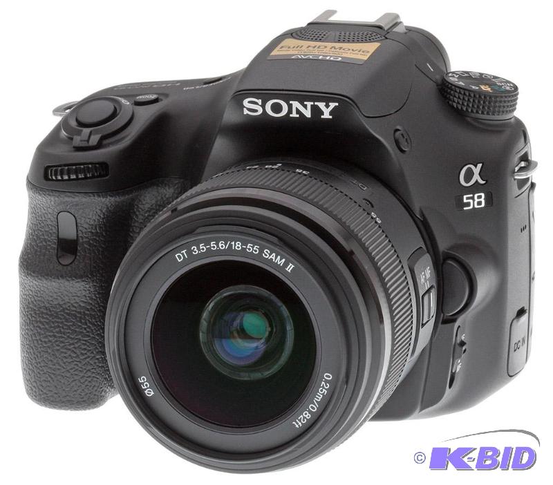 Sony ALPHA 20.1MP DSLR Camera with 18-55mm Lens