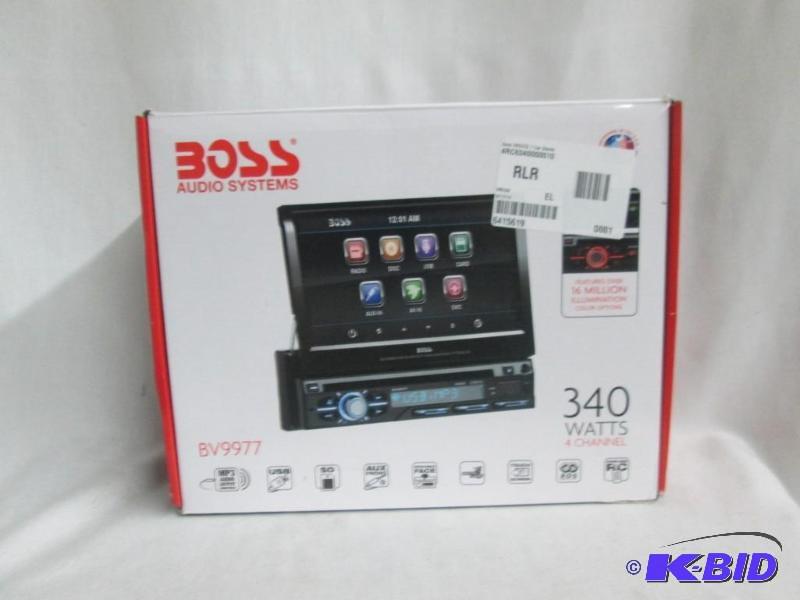 Boss DVD Multimedia Car Stereo w 7 Touch Screen