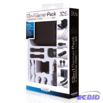 Nintendo 3DS 13 in 1 Gamer Pack - Black