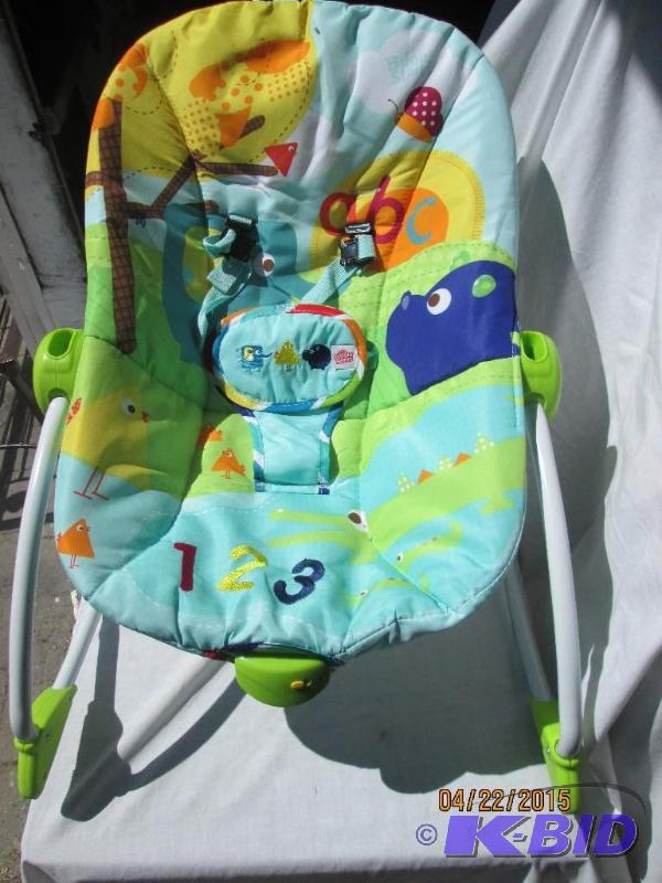lot 120 image: Bright Starts Baby Bouncer - Looks to Be in G...
