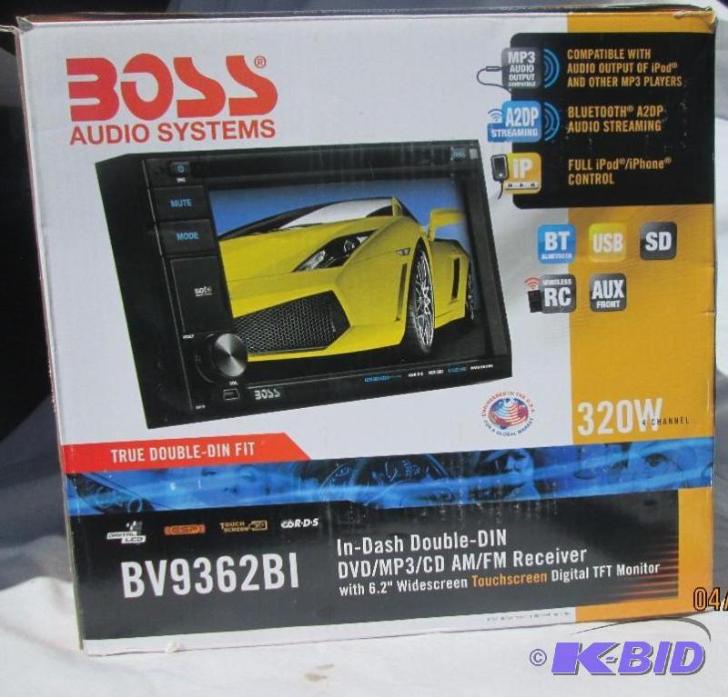 lot 127 image: Boss Audio System - In Dash Double - Din DVD...