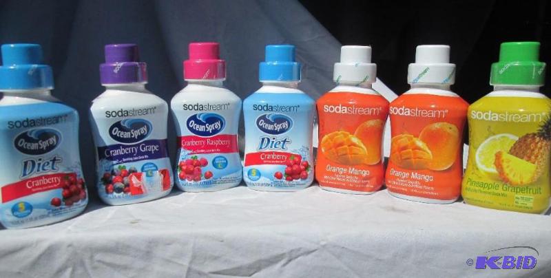 lot 132 image: Lot of 7 Unopened Soda Steam Sparkling Juice ...