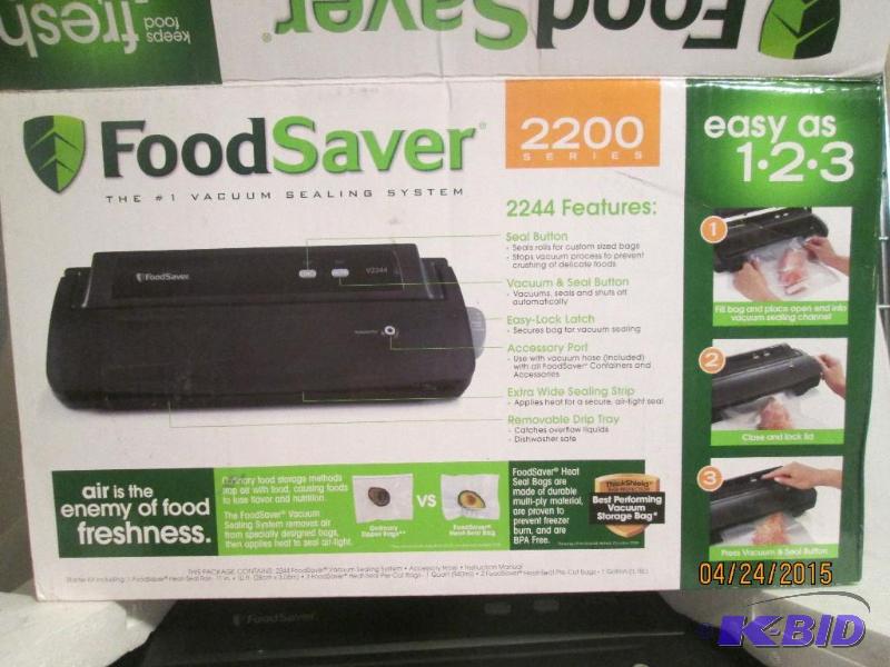 lot 143 image: Food Saver 2200 Series - Plugged In Does Not ...