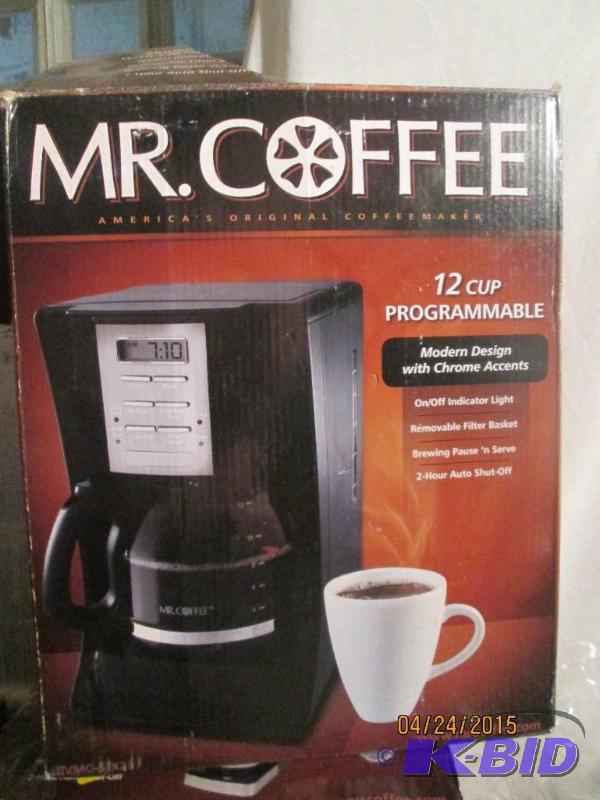 lot 145 image: Mr. Coffee 12 Cup Programmable - Plugged In T...