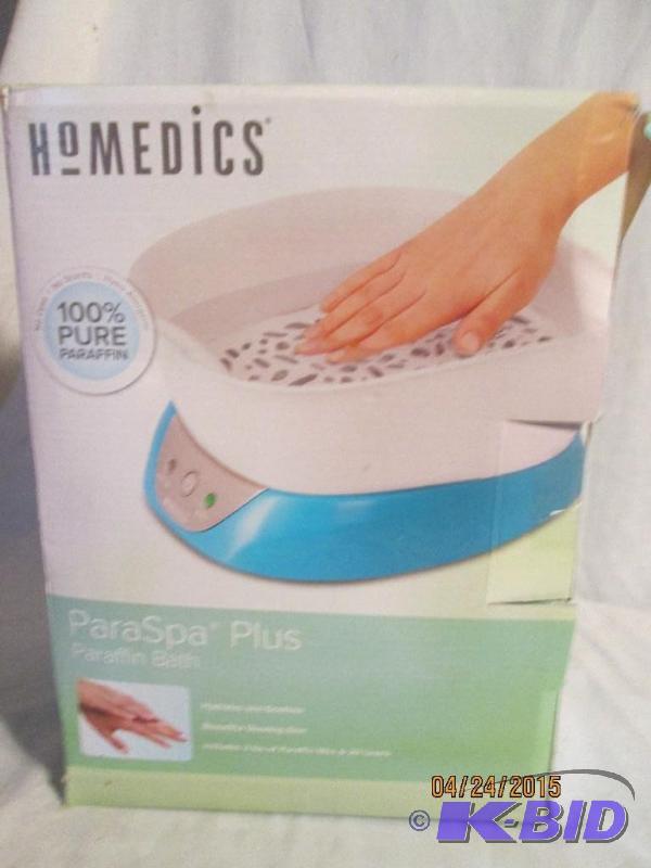lot 153 image: Homedics Para Spa Plus - w 3lb Parafin and 2...