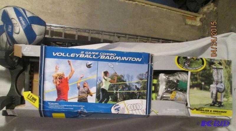 lot 161 image: EastPoint 2 Game Combo VolleyBallBadminton w...