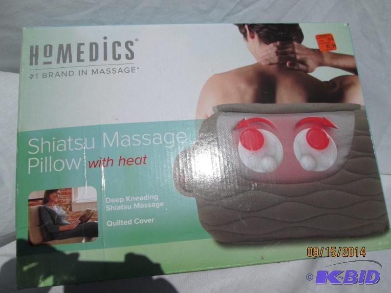lot 29 image: Homedics Shitasu Neck Massager w Heat - Plug...