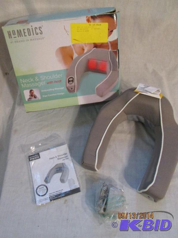 lot 4 image: Homedics Neck and Shoulder Massager w Heat - ...