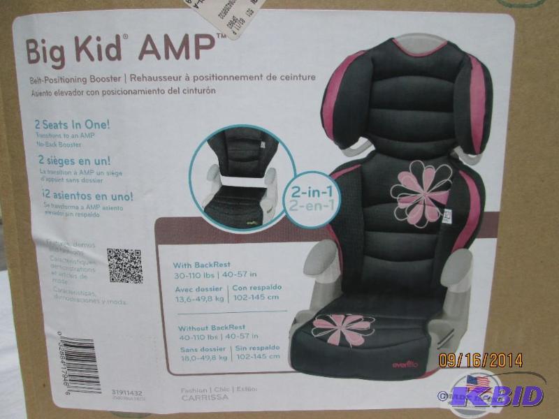 lot 42 image: Even Flo Car Seat - 2 Seats in 1 - Condition ...